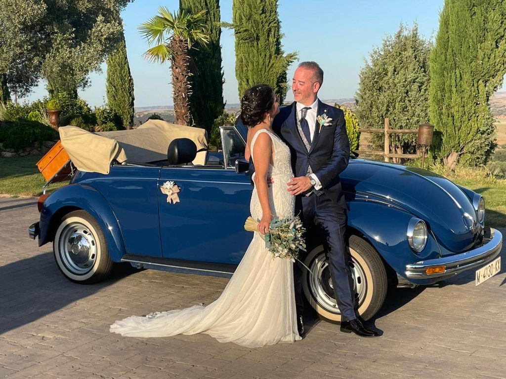 VW Beetle descapotable, Alquiler de vehículos para bodas y eventos